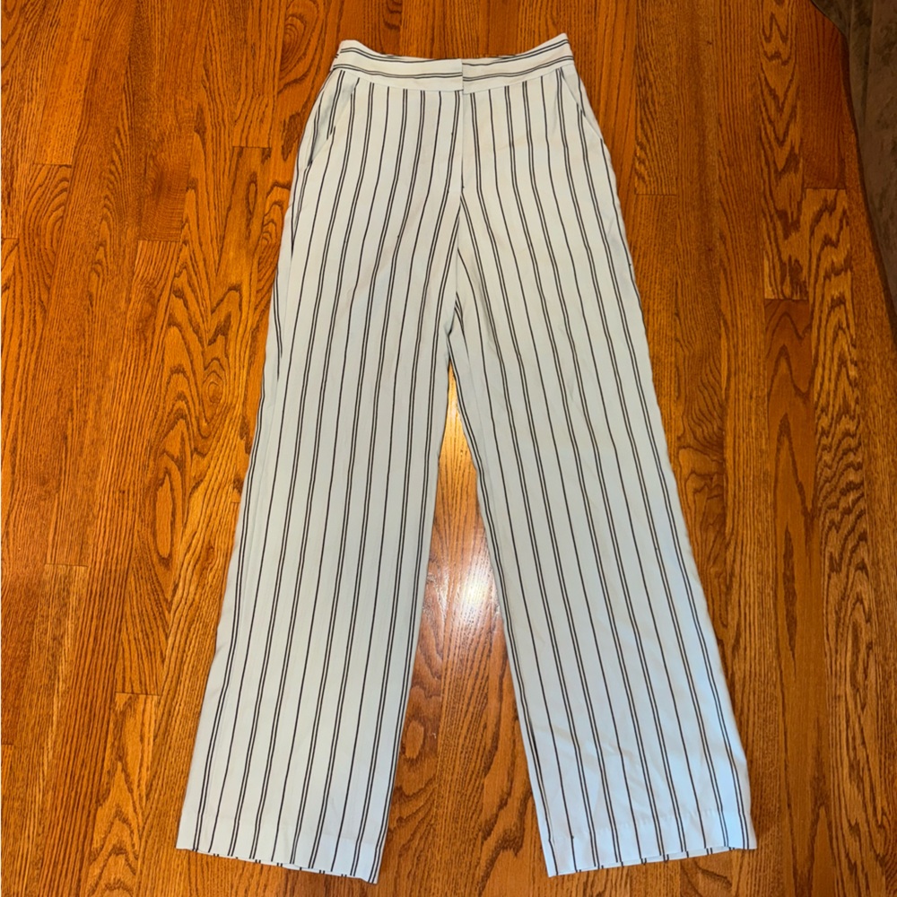 Striped Blue and Black Pants